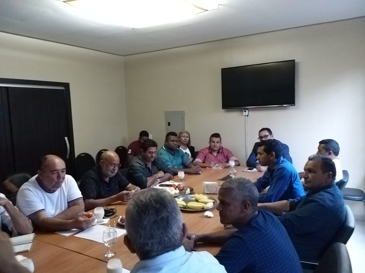 Diretor Presidente do Instituto Municipal da Agricultura, Pecuária e Abastecimento reúne em Macapá.